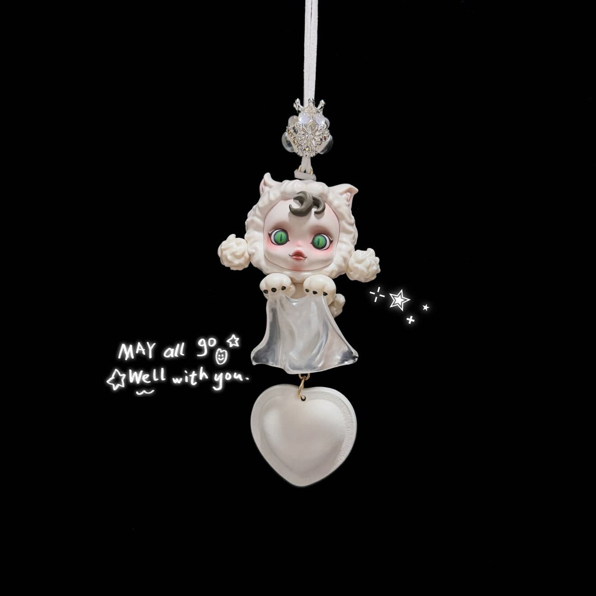Limited Genuine Skullpanda DIY Rearview Mirror Ornament Handmade Full Series