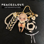 Limited Genuine Skullpanda DIY Keychain Ornament Handmade Full Series