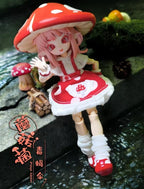 Authentic Mogo Bloom Mushroom 14.2cm/5.5In Bjd Doll Dressable Action Figure