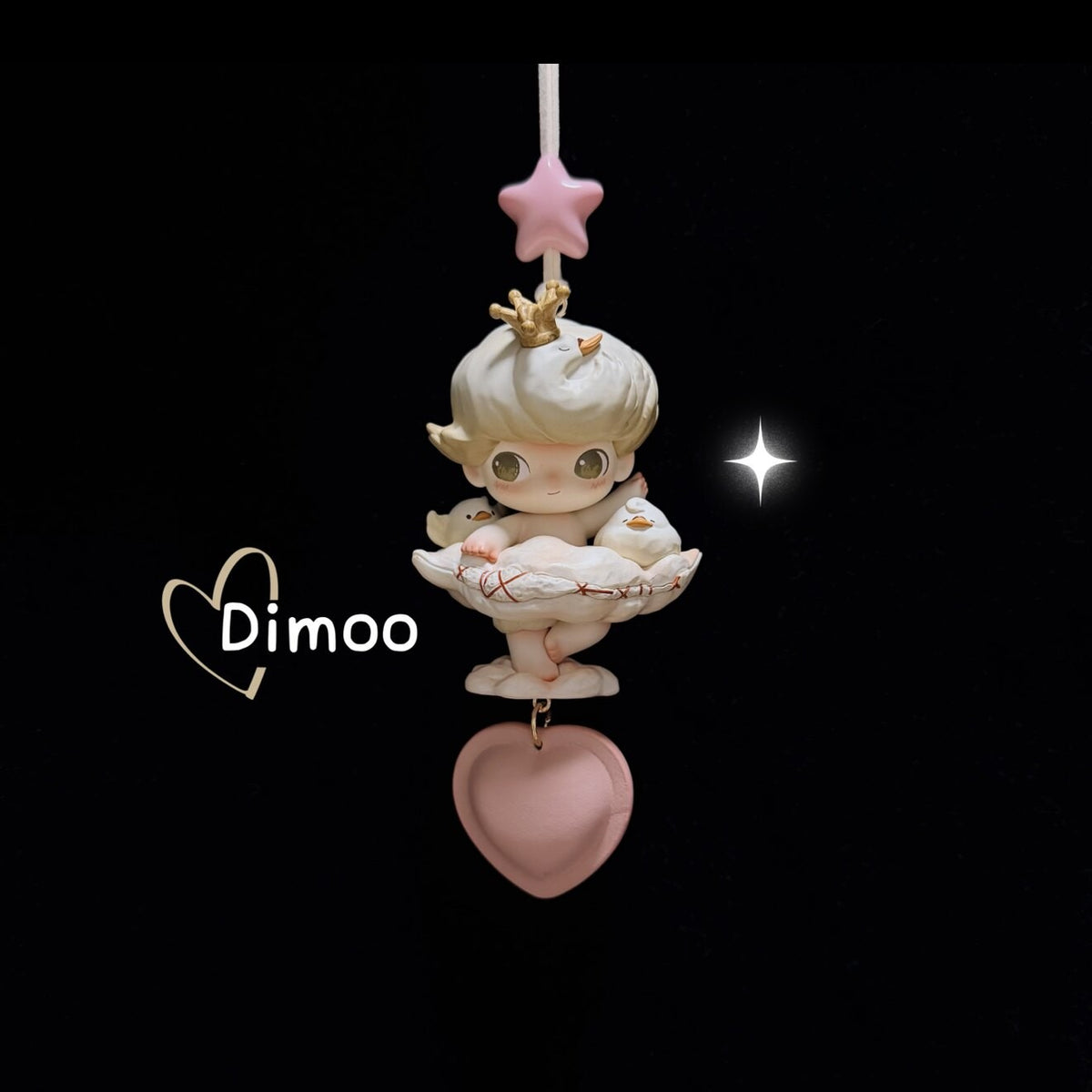 Limited Genuine Dimoo DIY Rearview Mirror Ornament Handmade Full Series