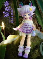 Authentic Mogo Bloom Mushroom 14.2cm/5.5In Bjd Doll Dressable Action Figure