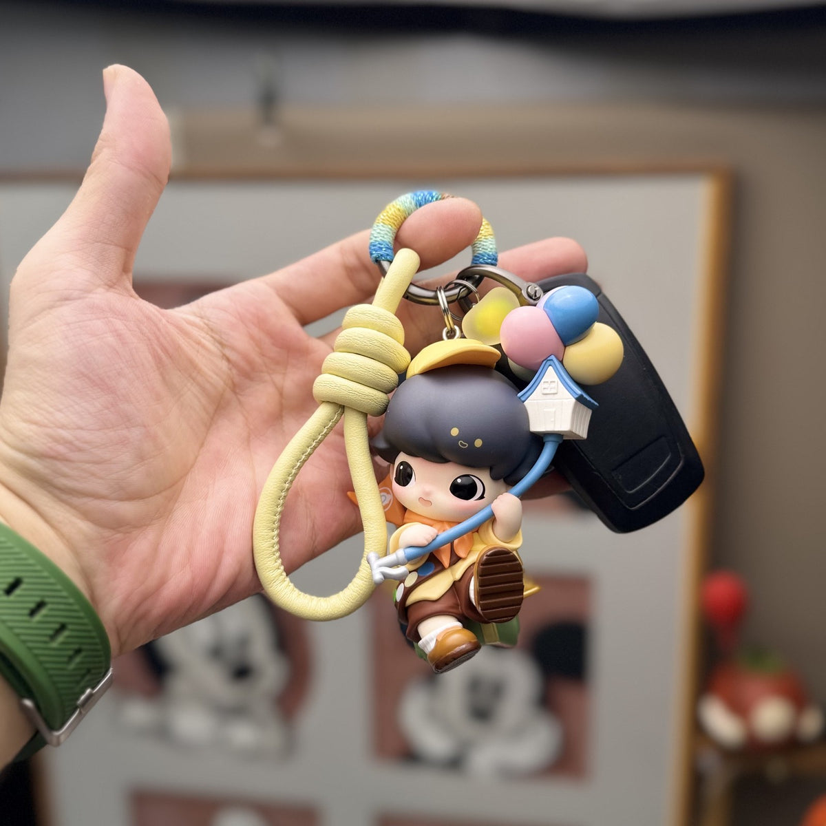 Limited Genuine Dimoo DIY Keychain Handmade DIMOO WORLD × PIXAR