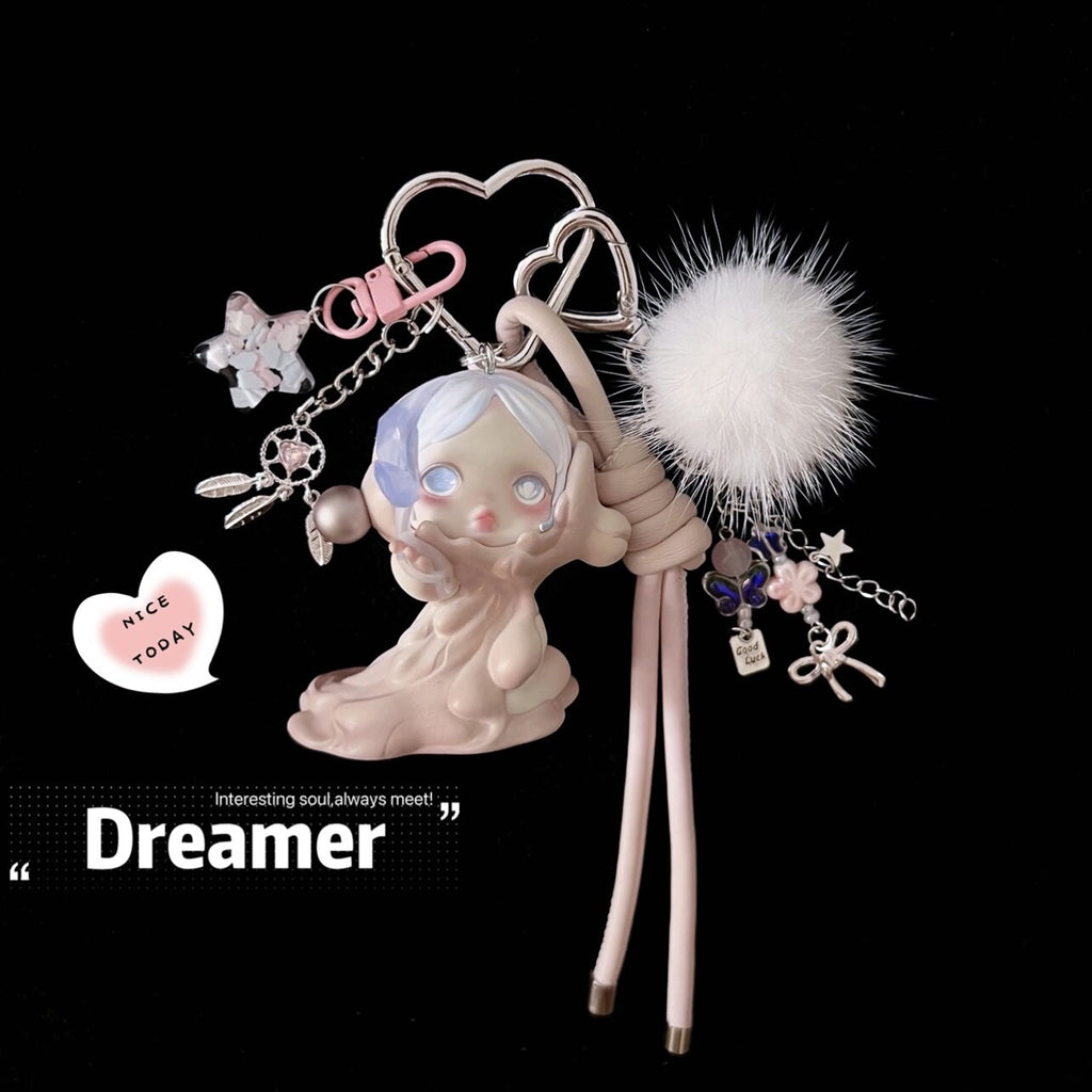 Skullpanda Limited Genuine DIY Keychain Ornament Handmade Full Series