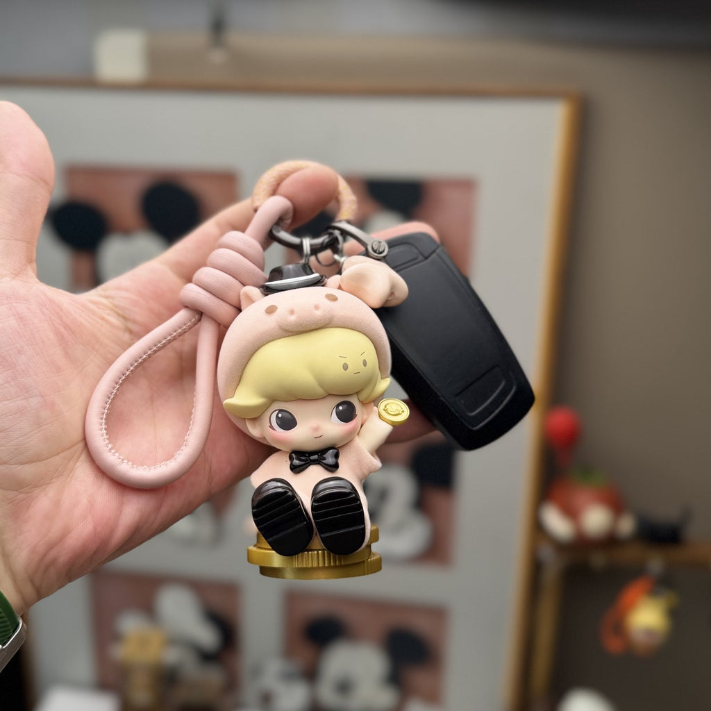 Limited Genuine Dimoo DIY Keychain Handmade DIMOO WORLD × PIXAR