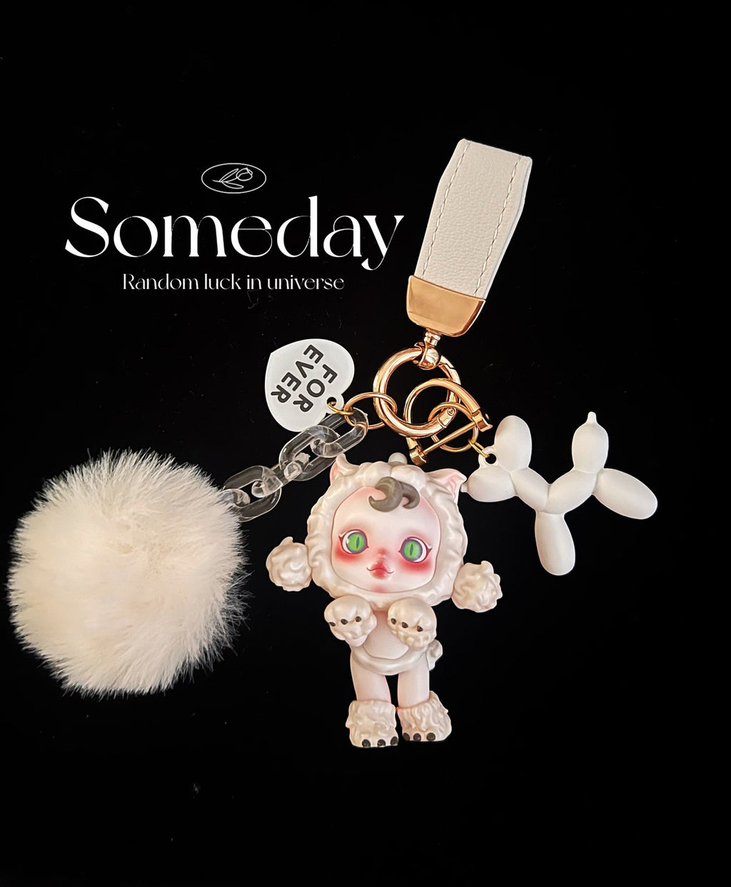 Limited Genuine Skullpanda DIY Keychain Ornament Handmade Full Series