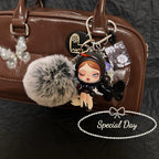 Limited Genuine Skullpanda DIY Keychain Ornament Handmade Full Series