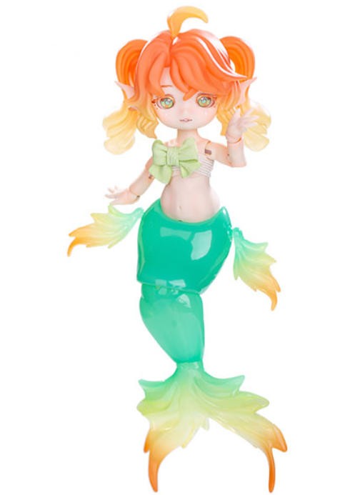 Authentic Lucky Doll Chu Chu Mermaid 19cm/7.4In Bjd Dressable Action Figure
