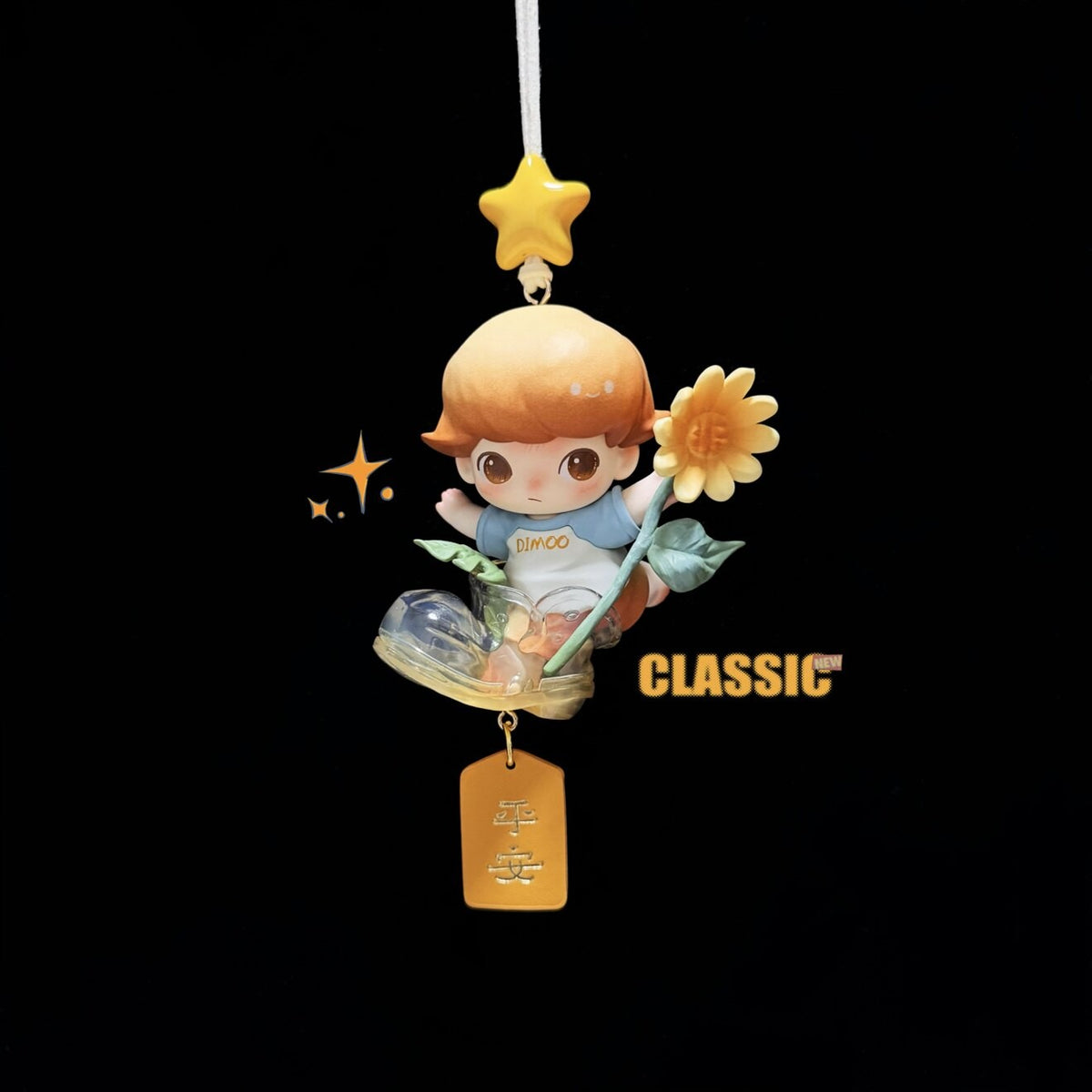 Genuine Limited Dimoo DIY Rearview Mirror Ornament Handmade Full Series