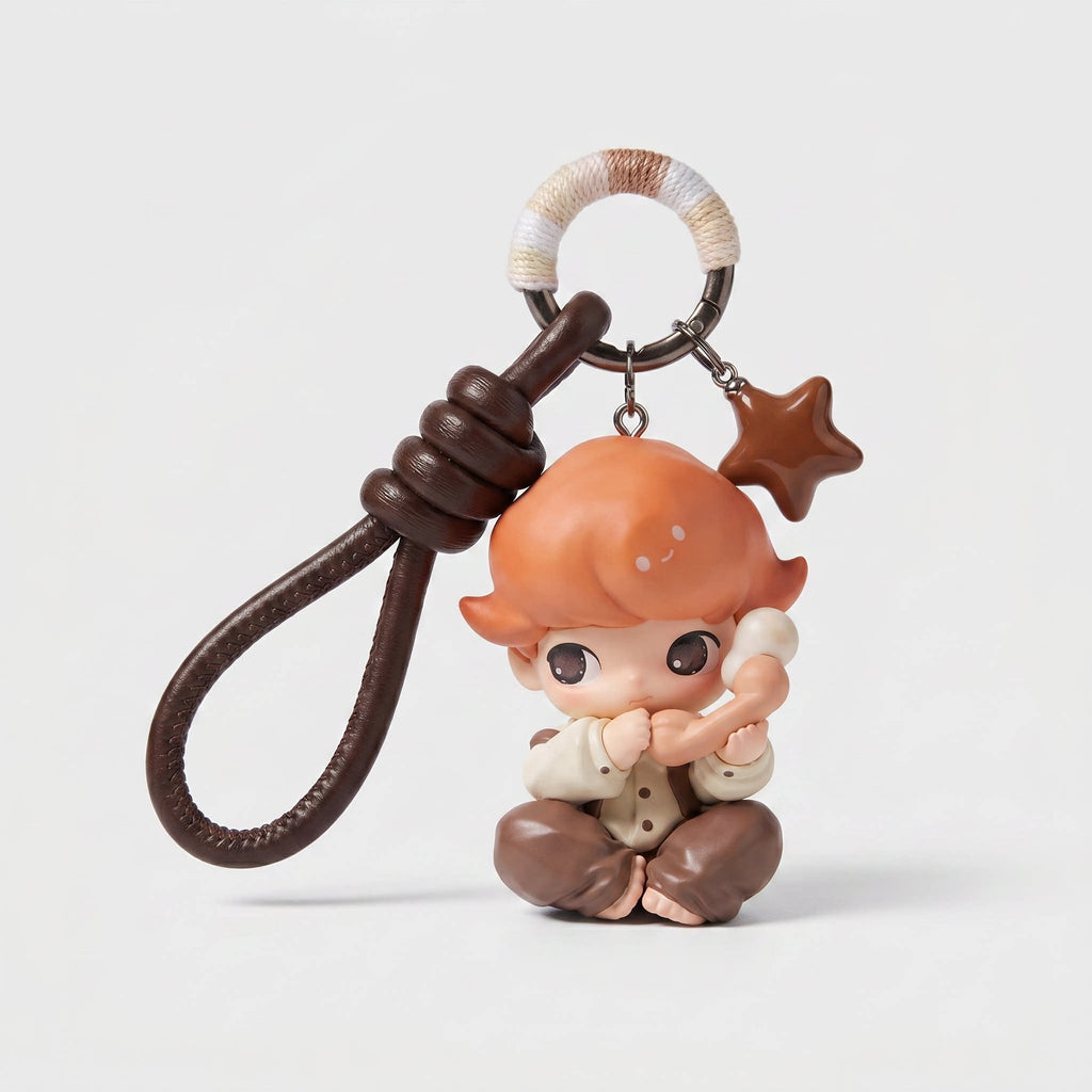 Limited Genuine Dimoo DIY Keychain Unique Girl Handmade Full Series
