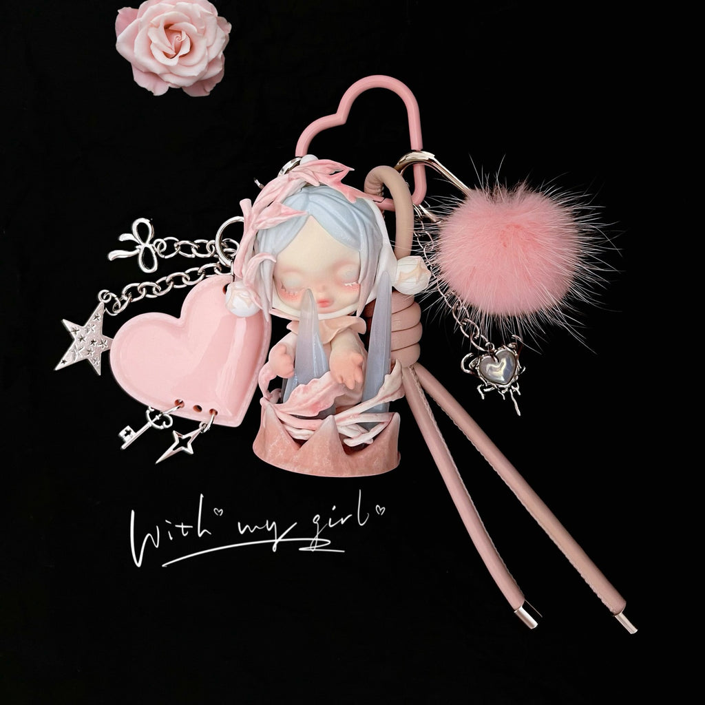 Skullpanda Limited Genuine DIY Keychain Ornament Handmade Full Series