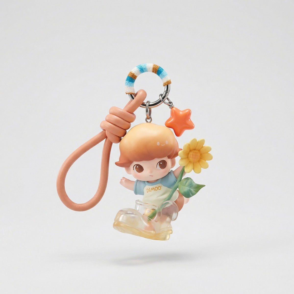 Limited Genuine Dimoo DIY Keychain Unique Girl Handmade Full Series