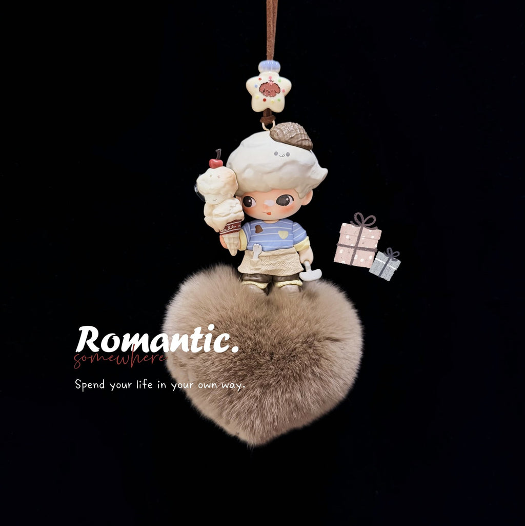 Limited Genuine Dimoo DIY Rearview Mirror Ornament Handmade Full Series