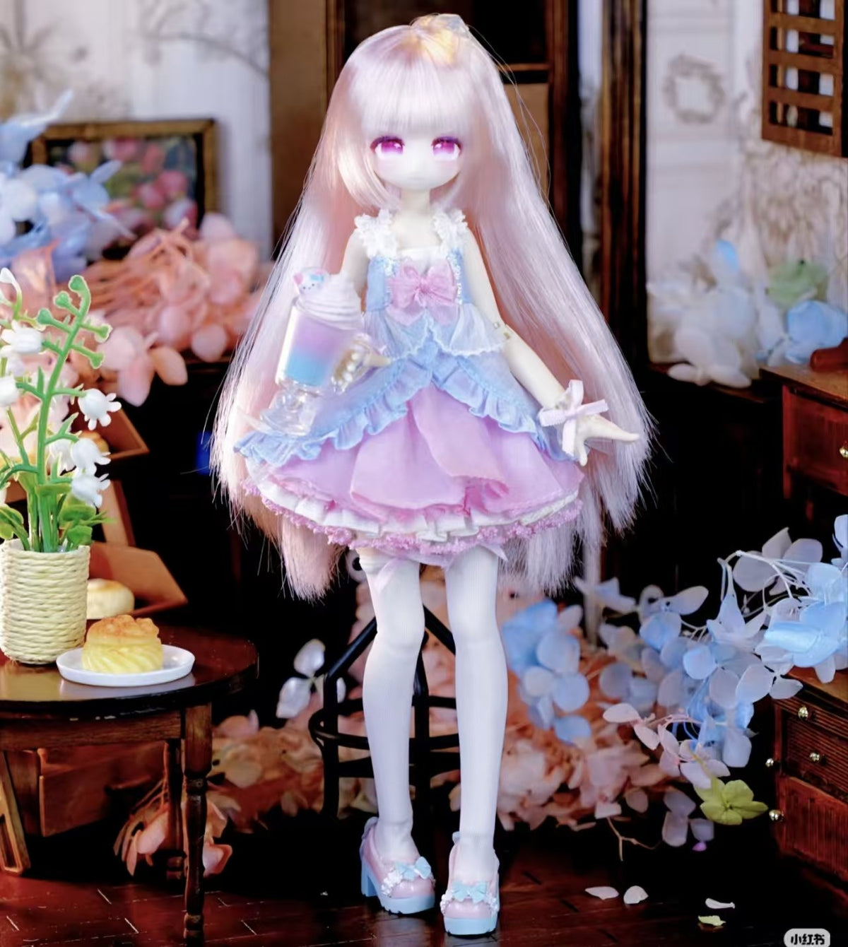 Momotale Milk Tea Series Confirmed 22cm/8.6In Bjd Dressable Figure Authentic
