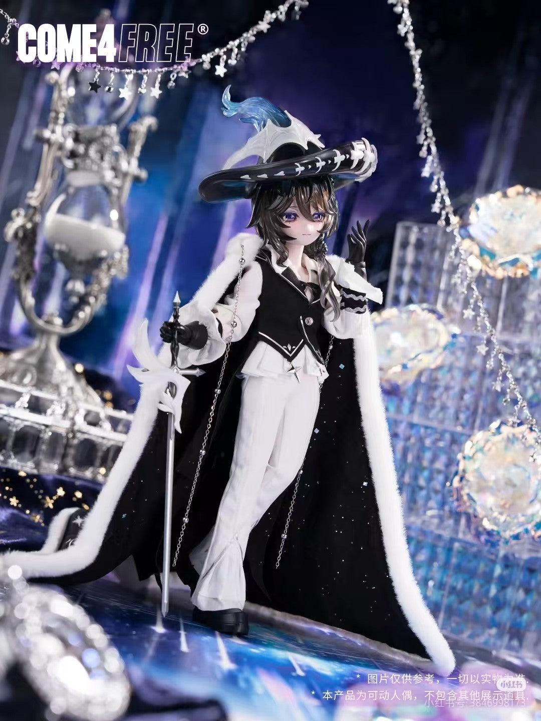 Authentic Come4Free Niyru Loi 19.5cm/7.6In Bjd Dressable 1/8 Confirmed Figure