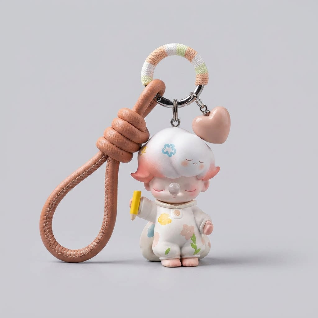 Limited Genuine Dimoo DIY Keychain Unique Girl Handmade Full Series