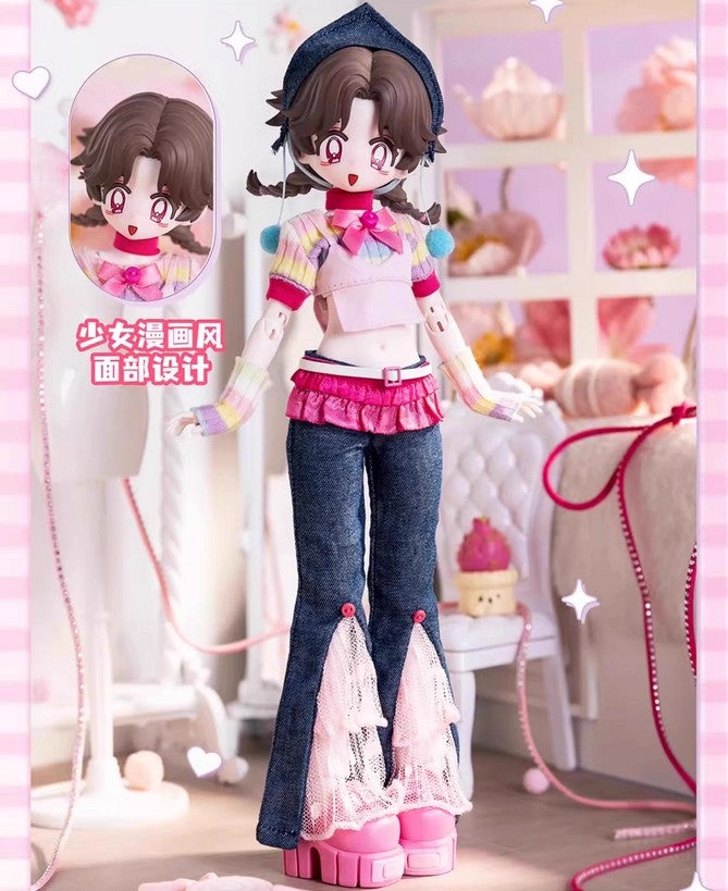 Authentic Bonbon Pocket Strange Cute Girl 25cm/9.8In Bjd Doll Dressable Figure
