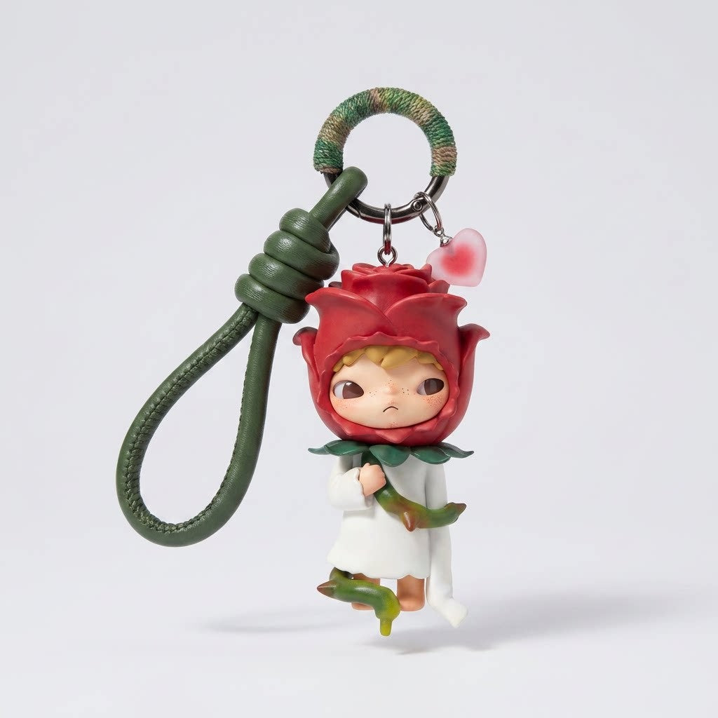 Limited Genuine Hirono DIY Keychain Unique Girl Handmade Full Series