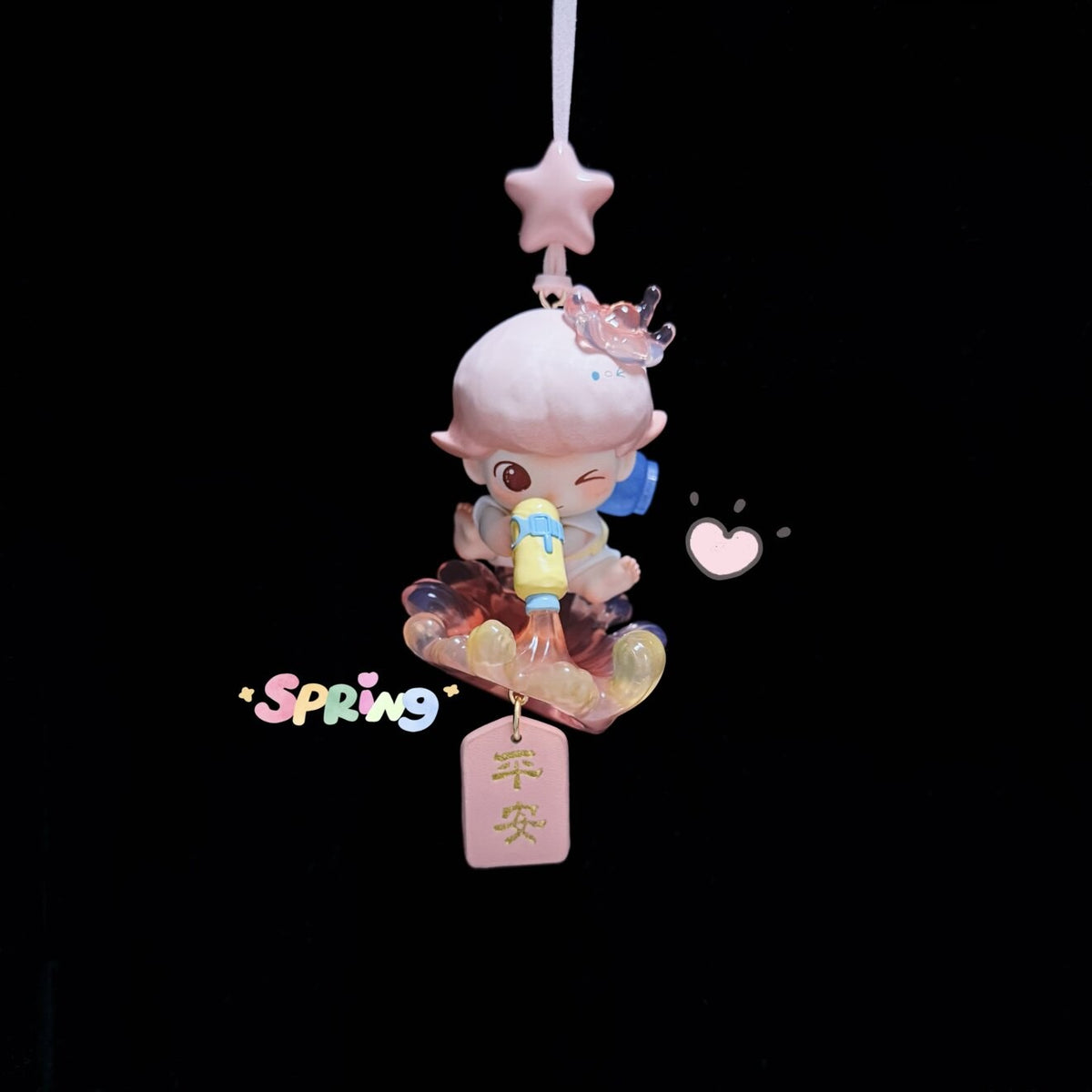 Genuine Limited Dimoo DIY Rearview Mirror Ornament Handmade Full Series