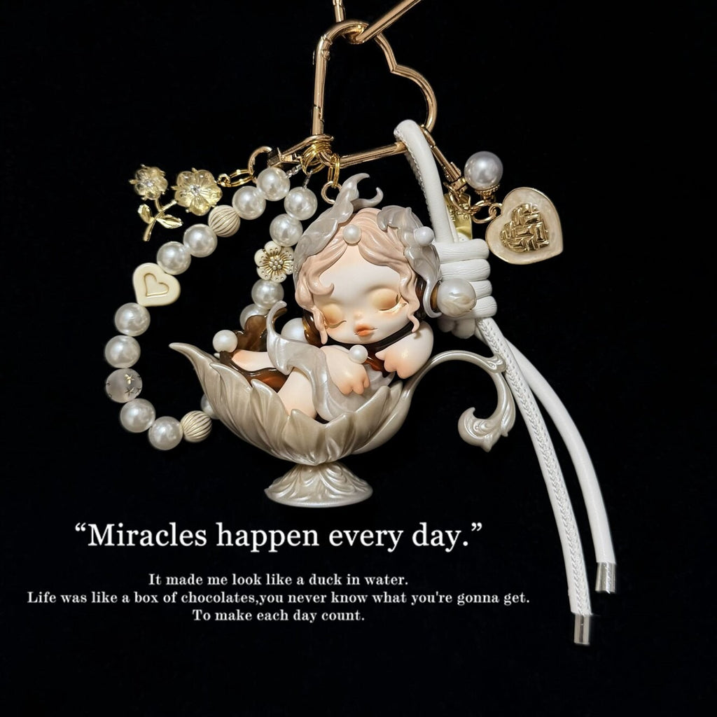 Limited Genuine Skullpanda DIY Keychain Ornament Handmade Full Series