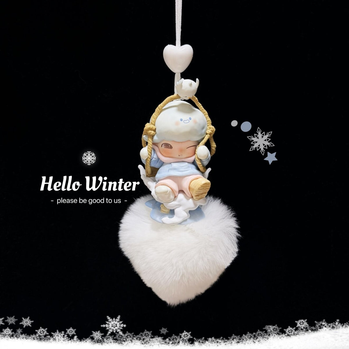 Dimoo Limited Genuine DIY Rearview Mirror Ornament Handmade Full Series