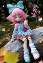 Authentic Mogo Bloom Mushroom 14.2cm/5.5In Bjd Doll Dressable Action Figure
