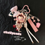 Limited Genuine Skullpanda DIY Keychain Ornament Handmade Full Series