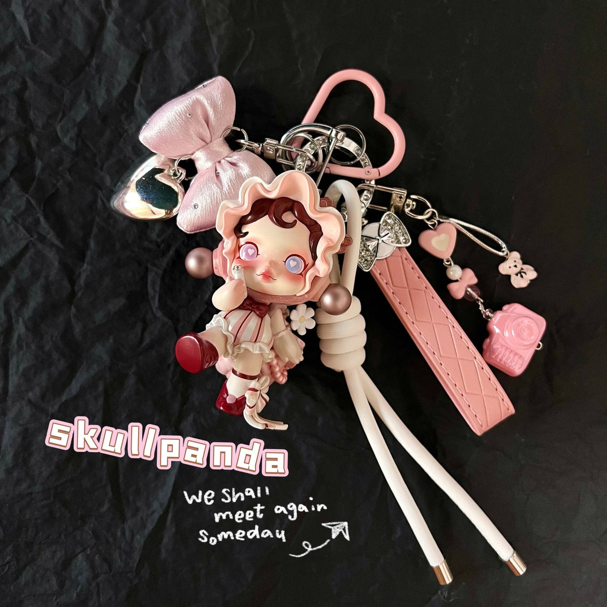 Limited Genuine Skullpanda DIY Keychain Ornament Handmade Full Series