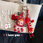Limited Genuine Skullpanda DIY Keychain Ornament Handmade Full Series