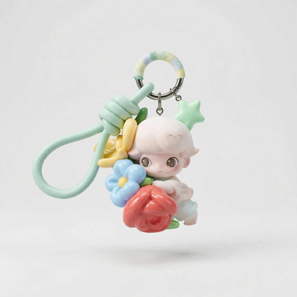 Limited Genuine Dimoo DIY Keychain Unique Girl Handmade Full Series