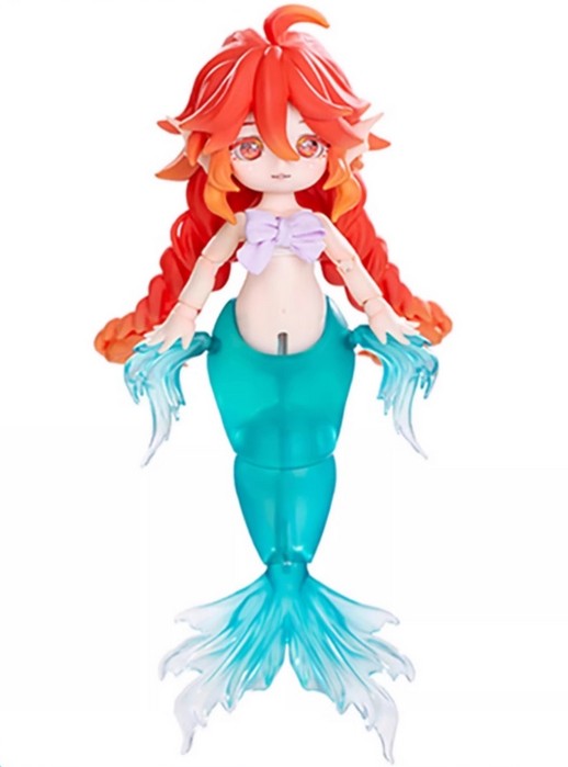 Authentic Lucky Doll Chu Chu Mermaid 19cm/7.4In Bjd Dressable Action Figure