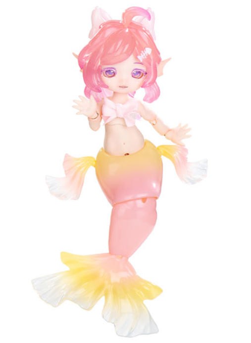 Authentic Lucky Doll Chu Chu Mermaid 19cm/7.4In Bjd Dressable Action Figure