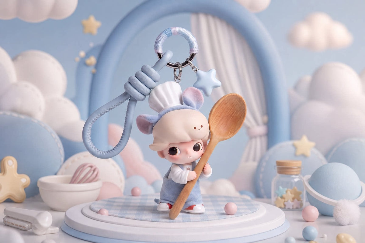 Limited Genuine Dimoo DIY Keychain Handmade DIMOO WORLD × PIXAR
