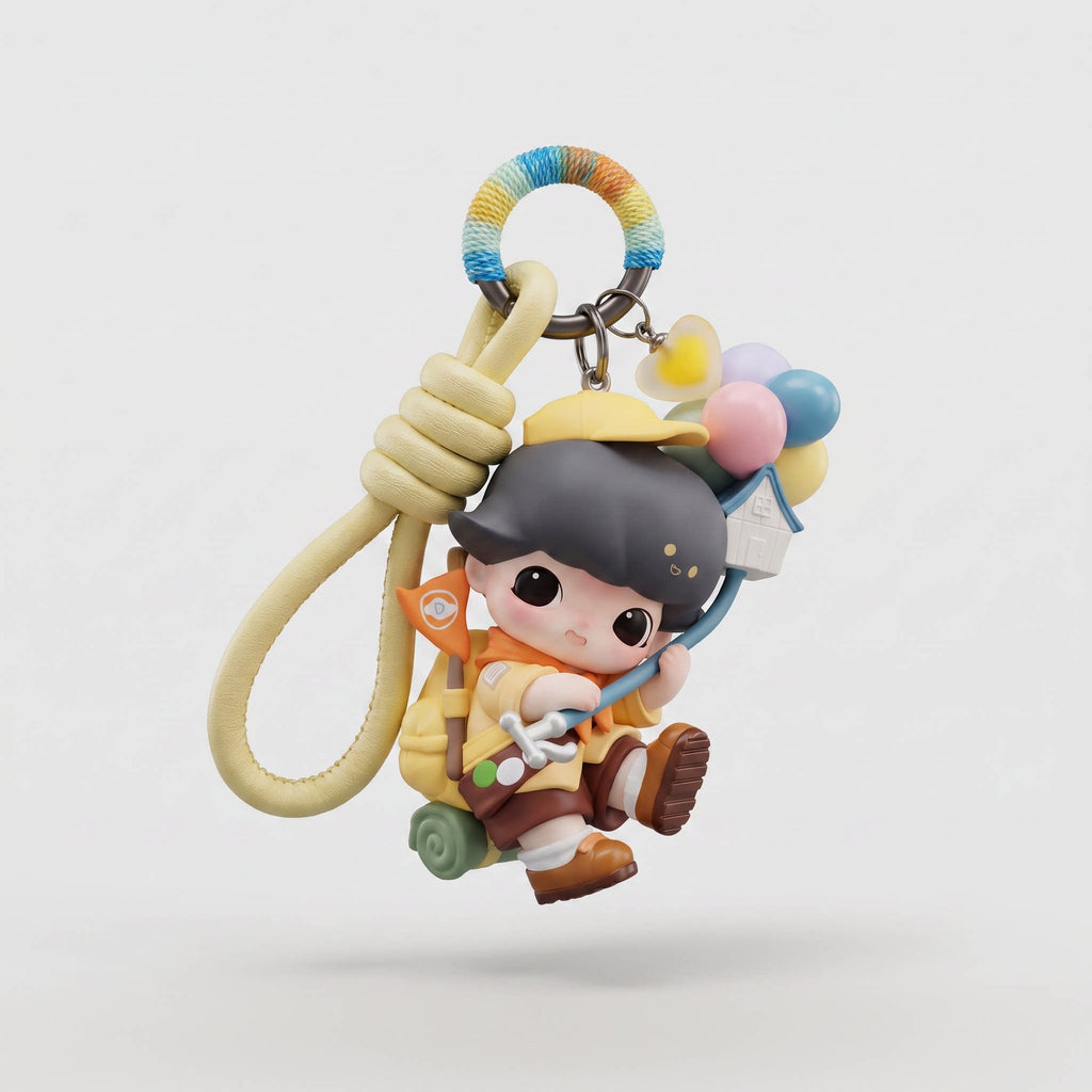 Limited Genuine Dimoo DIY Keychain Handmade DIMOO WORLD × PIXAR