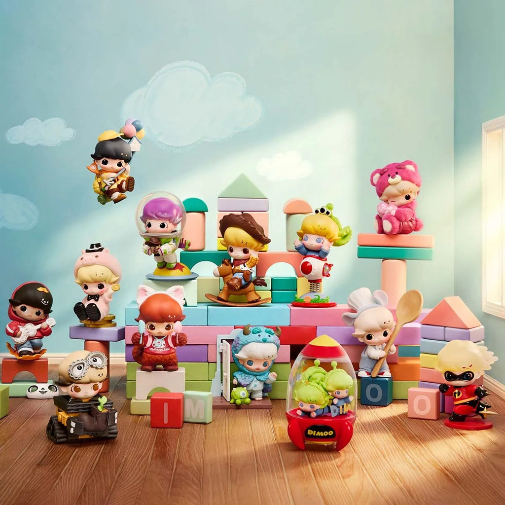 POP MART DIMOO WORLD X PIXAR Series Figures Confirmed Blind Box Authentic