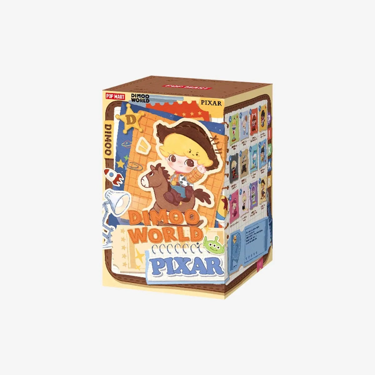 POP MART DIMOO WORLD X PIXAR Series Figures Confirmed Blind Box Authentic