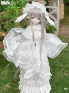 Authentic Come4Free Minty Feather Fog Poem 22cm/8.6In Dressable BJD Action Figure