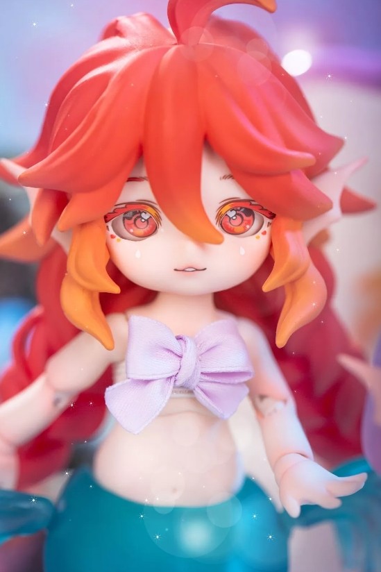 Authentic Lucky Doll Chu Chu Mermaid 19cm/7.4In Bjd Dressable Action Figure