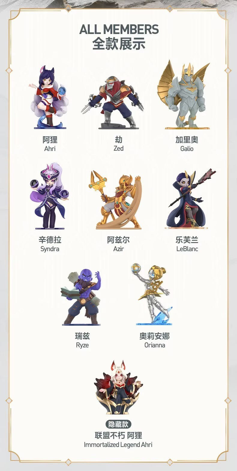 League of Legends Midlane Icons Series Confirmed Figure Box Authentic Toy