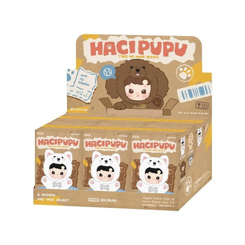 HACIPUPU Take Me Home Series Vinly Plush Confirmed Figure Box Authentic