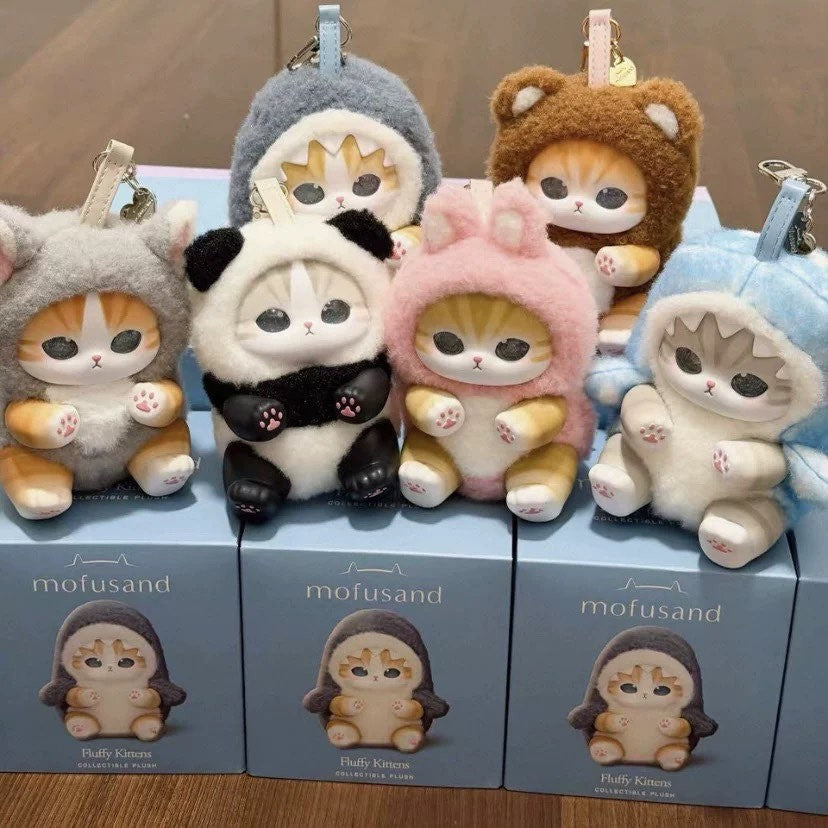 MINISO Mofusand Kiramekko Fluffy Kittens Series Confirmed Figure Box Authentic