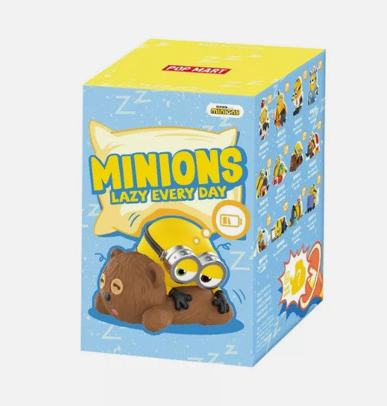 Authentic Minions Lazy Every Day Series Confirmed Blind Box Figure Toy Art Gift