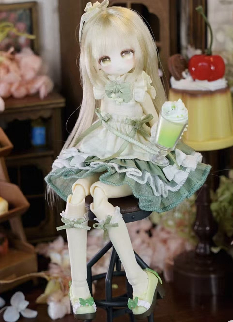 Momotale Milk Tea Series Confirmed 22cm/8.6In Bjd Dressable Figure Authentic