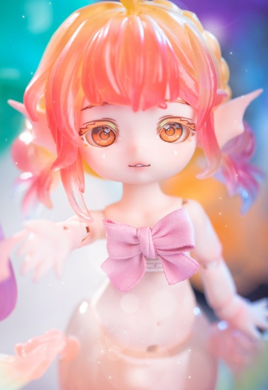 Authentic Lucky Doll Chu Chu Mermaid 19cm/7.4In Bjd Dressable Action Figure