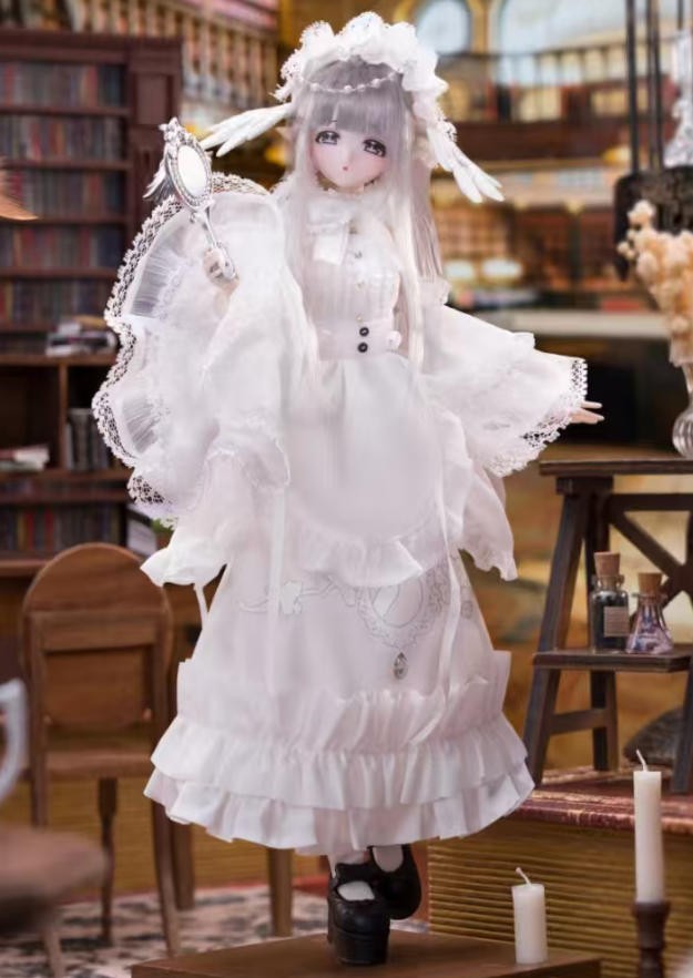 Authentic Come4Free Minty Feather Fog Poem 22cm/8.6In Dressable BJD Action Figure