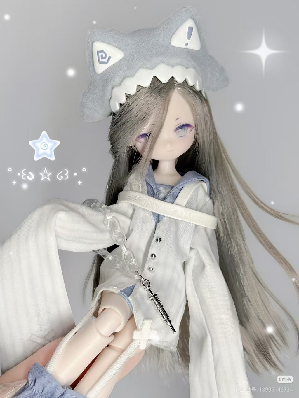 Authentic Inedible's Doll Lovely Kwaidan 16.3cm/6.4" Bjd Doll Dressable Figure