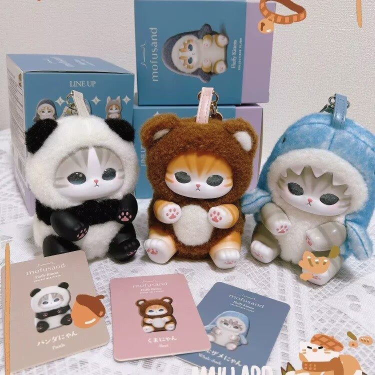 MINISO Mofusand Kiramekko Fluffy Kittens Series Confirmed Figure Box Authentic