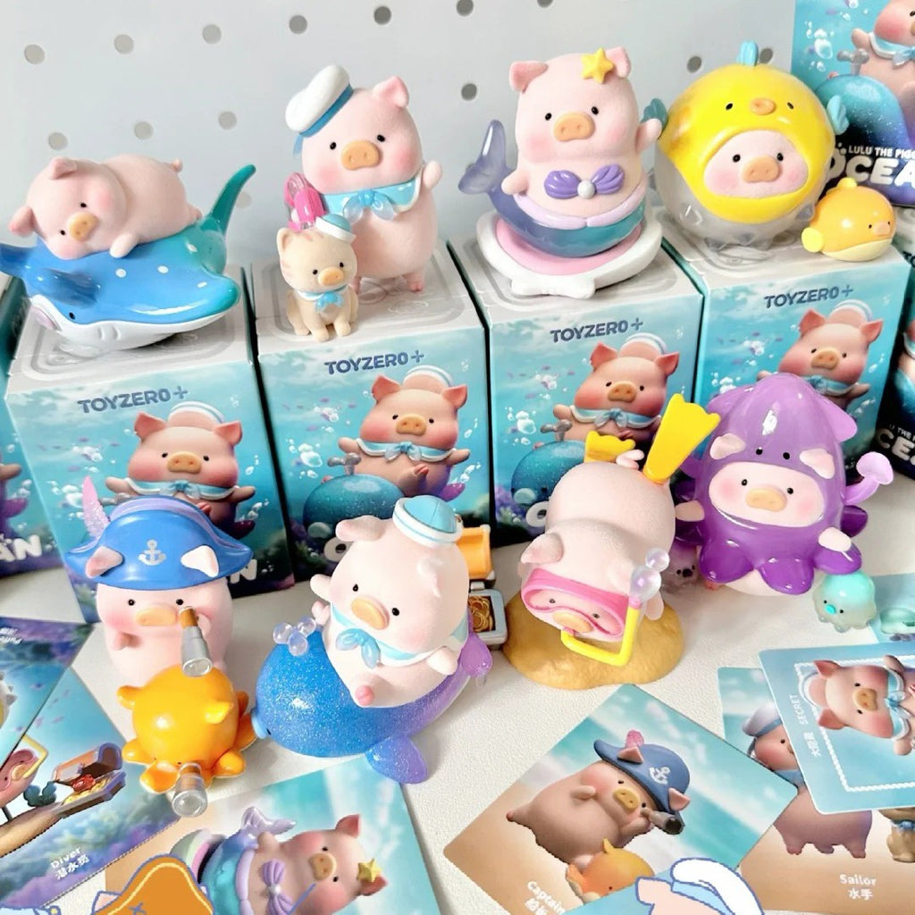Kitzero+ LuLu The Piggy Ocean Series Confirmed Figure Box Authentic