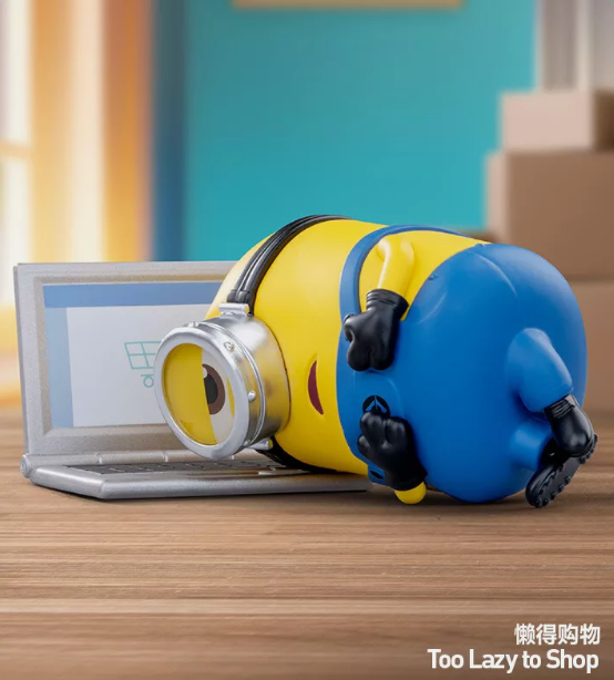 Authentic Minions Lazy Every Day Series Confirmed Blind Box Figure Toy Art Gift