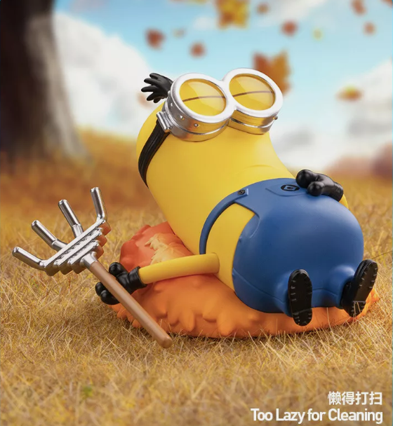 Authentic Minions Lazy Every Day Series Confirmed Blind Box Figure Toy Art Gift