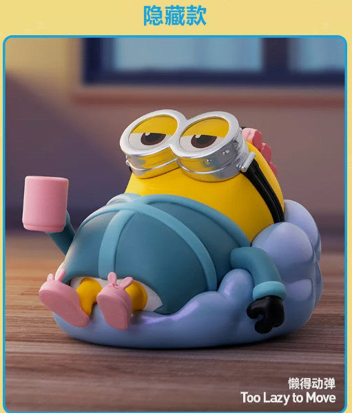 Authentic Minions Lazy Every Day Series Confirmed Blind Box Figure Toy Art Gift
